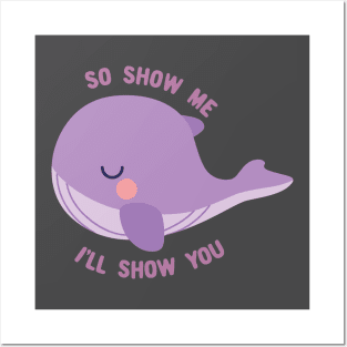 BTS whale plush so show me i'll show you Posters and Art